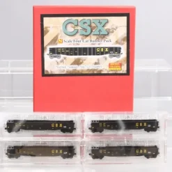 Micro-Trains 99300085 N CSX 50' Gondola Four Car Runner Pack (Set of 4) - Your Source for Gaming Essentials* Trains