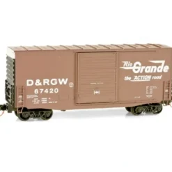 Micro-Trains 10100130 N D&RGW 40' Single Door Hi-Cube Boxcar #67420 - Your Source for Gaming Essentials