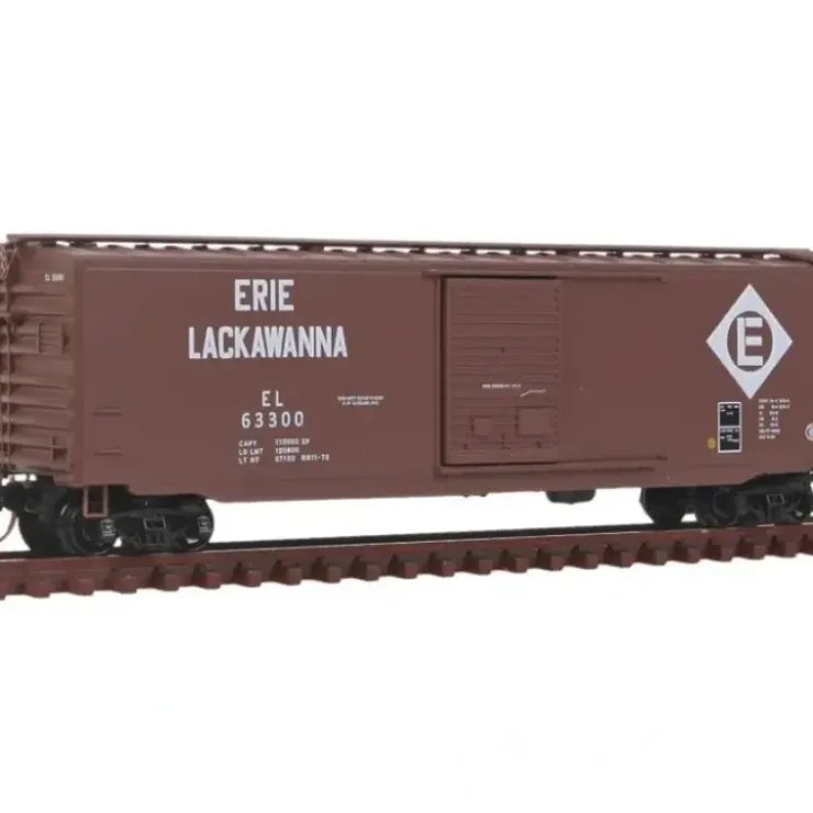 Micro-Trains 03100460 N Erie Lackawanna 50' Standard Single Door Boxcar #63300 - Your Source for Gaming Essentials