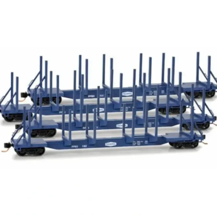 Micro-Trains 99300089 N Federal Paper 65' Log Car Runner Pack (Set of 4) - Your Source for Gaming Essentials* Trains