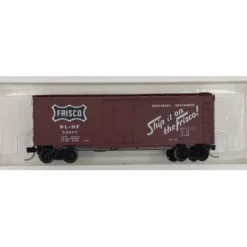 Micro-Trains 02100080 N Frisco 40' Standard Steel Plug Door Boxcar #52065 LN - Your Source for Gaming Essentials
