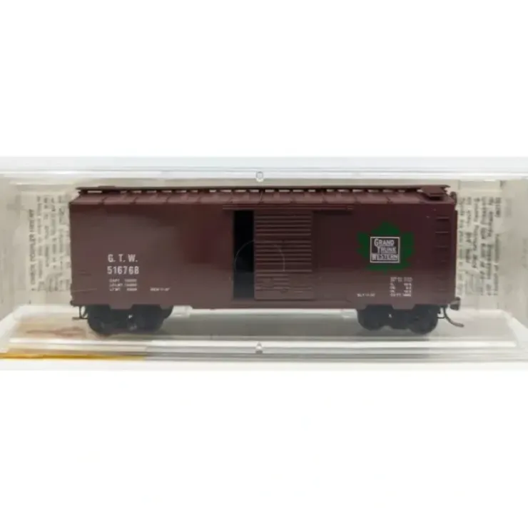 Micro-Trains 02000010 N GTW 40' Standard Single Door Boxcar #516768 NIB - Your Source for Gaming Essentials