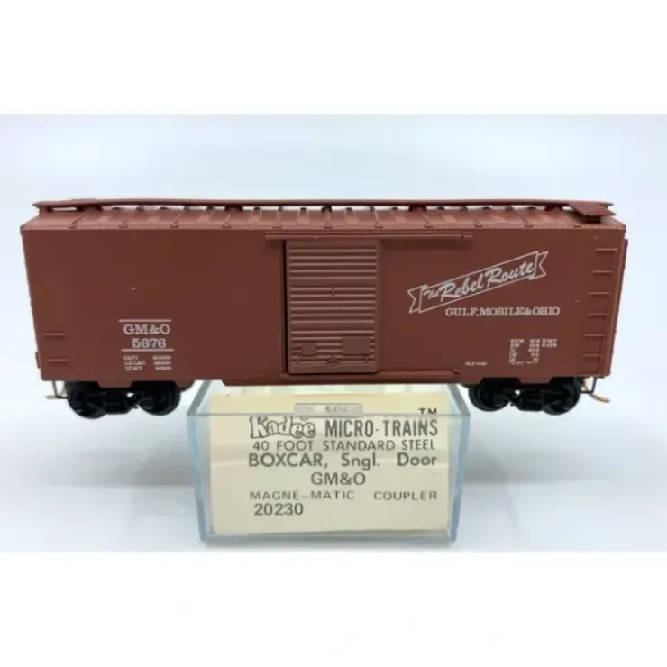 Micro-Trains 02000230 N Gulf Mobile & Ohio 40' Single Door Boxcar #5676 NIB - Your Source for Gaming Essentials