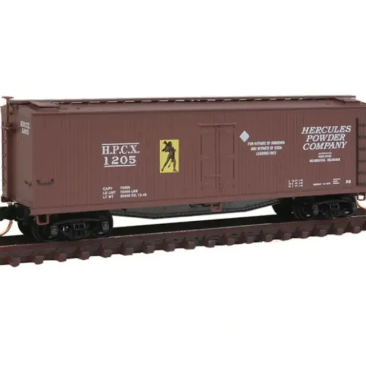 Micro-Trains 04900700 N Hercules Powder 40' Double Sheathed Wood Reefer #1205 - Your Source for Gaming Essentials