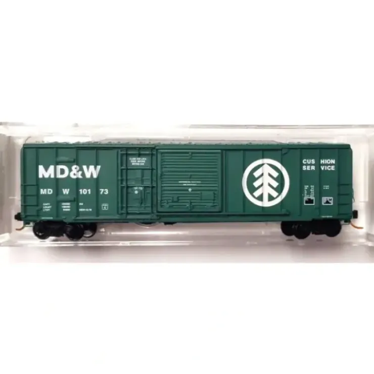 Micro-Trains 02600060 N MD&W 50' Plug & Sliding Door Rib Side Boxcar #10173 - Your Source for Gaming Essentials