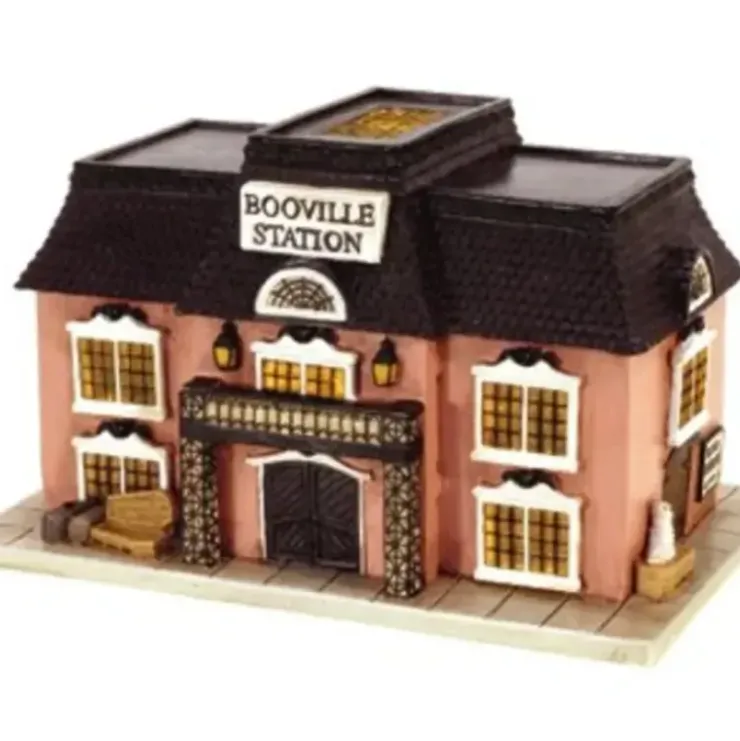 Micro-Trains 96007015 N Micro-Seasons Haunted Hamlet Lighted Booville Station - Your Source for Gaming Essentials* Trains