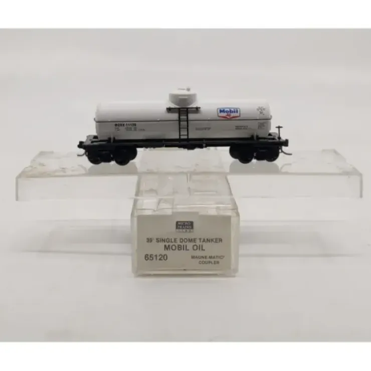 Micro-Trains 06500120 N Mobil Oil 39' Single Dome Tank Car #11129 LN/Box - Your Source for Gaming Essentials