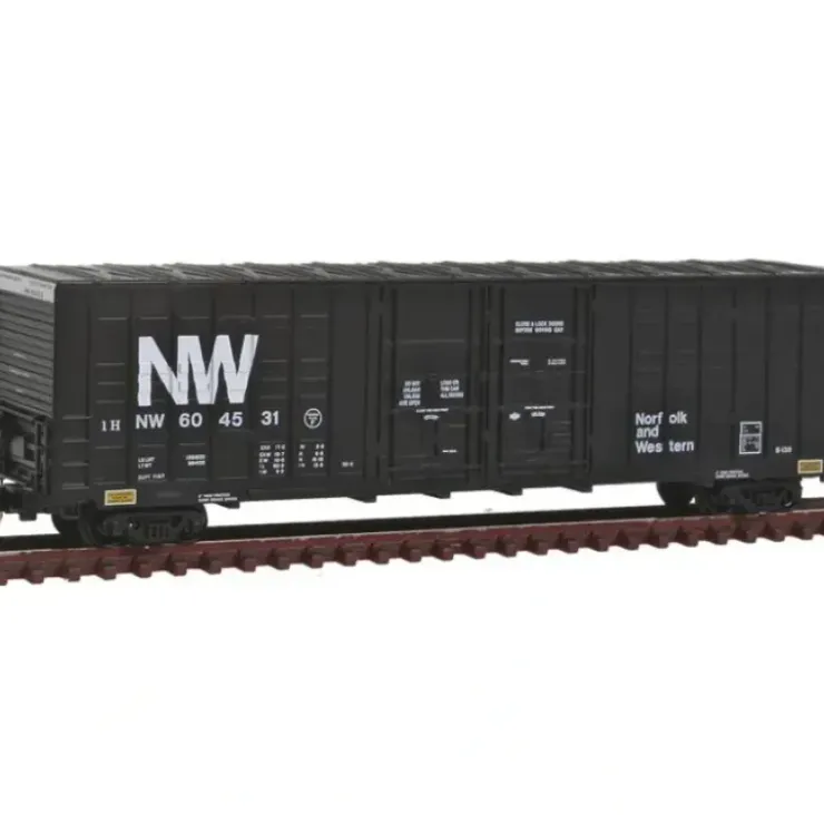 Micro-Trains 10300070 N N&W 60' Excess Height Double Plug Door Boxcar #604531 - Your Source for Gaming Essentials