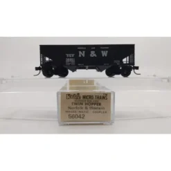 Micro-Trains 05600042 N Norfolk & Western Twin Bay Rib Side Hopper #38601 NIB - Your Source for Gaming Essentials