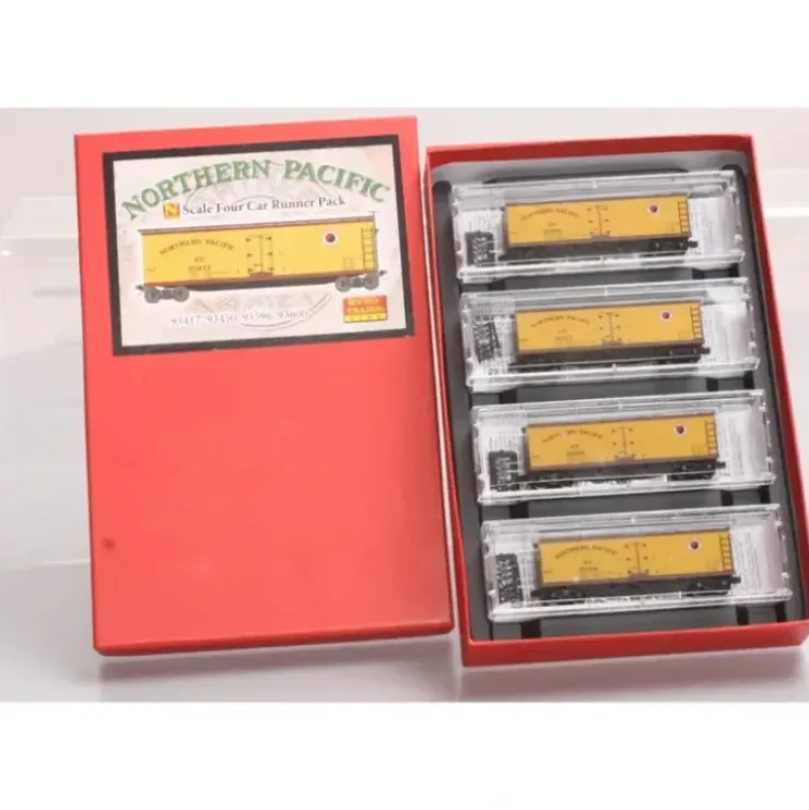 Micro-Trains 99300083 N NP 40' Double-Sheathed Reefer Runner Pack (Set of 4) - Your Source for Gaming Essentials* Trains