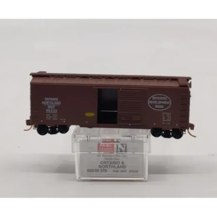 Micro-Trains 02000376 N Ontario Northland 40' Standard Single Door Boxcar #90235 LN/Box - Your Source for Gaming Essentials