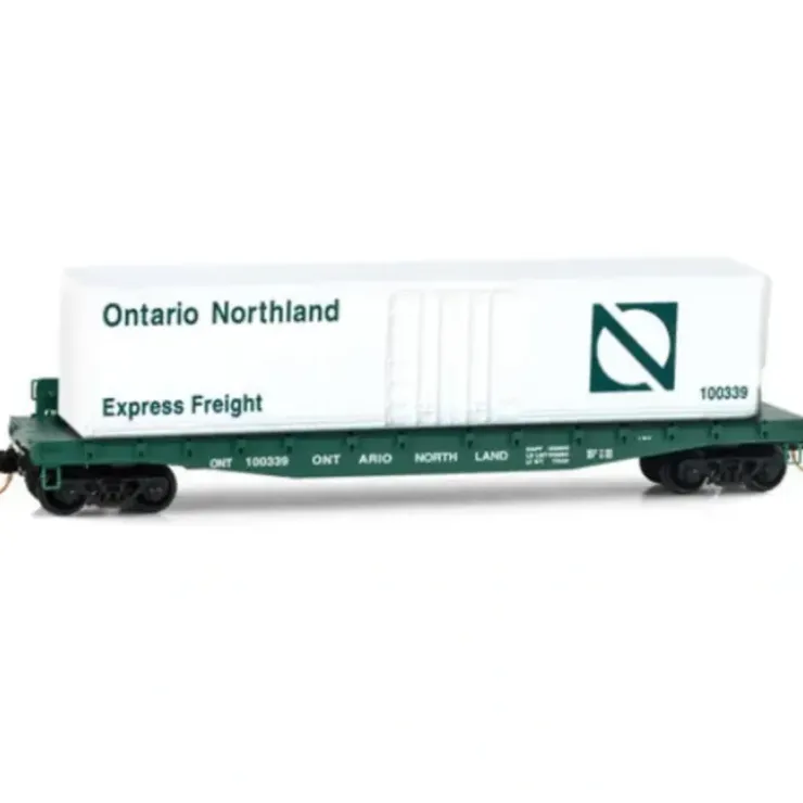 Micro-Trains 04500430 N Ontario Northland 50' Fishbelly Side Flatcar #100339 - Your Source for Gaming Essentials