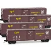 Micro-Trains 99300093 N PRR 50' Rib-Side Plug Door Boxcar Runner Pack (Set of 4) - Your Source for Gaming Essentials* Trains