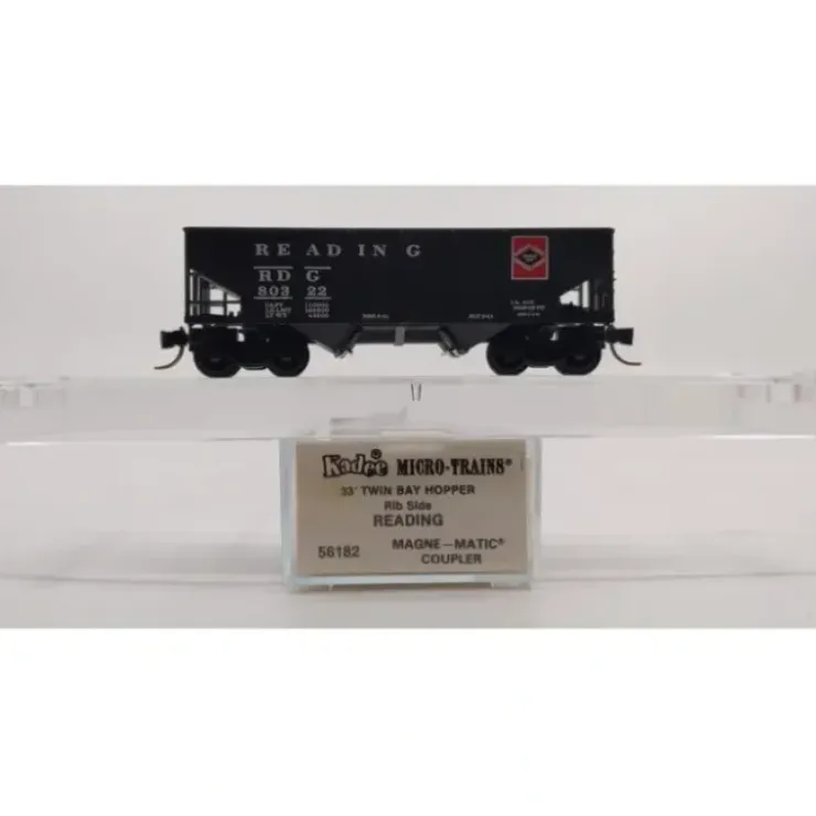 Micro-Trains 05600182 N Reading 33' Twin Bay Rib Side Hopper #80322 NIB - Your Source for Gaming Essentials