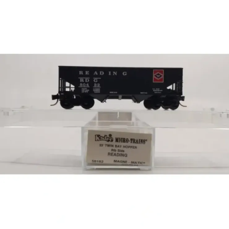 Micro-Trains 05600182 N Reading 33' Twin Bay Rib Side Hopper #80432 NIB - Your Source for Gaming Essentials