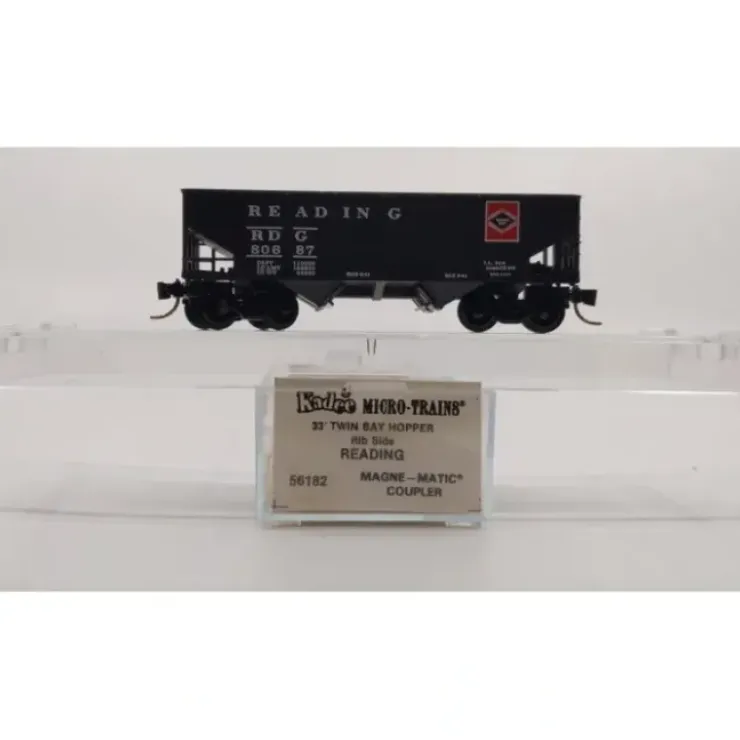 Micro-Trains 05600182 N Reading 33' Twin Bay Rib Side Hopper #80687 NIB - Your Source for Gaming Essentials