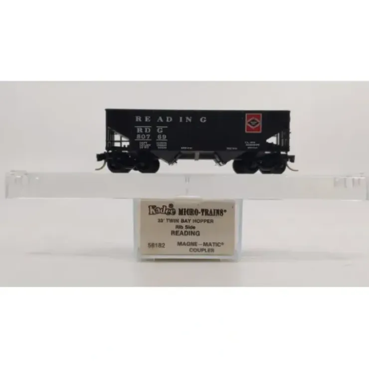 Micro-Trains 05600182 N Reading 33' Twin Bay Rib Side Hopper #80769 NIB - Your Source for Gaming Essentials