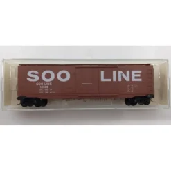 Micro-Trains 03200110 N Soo Line 50' Standard Plug Door Boxcar #15579 NIB - Your Source for Gaming Essentials