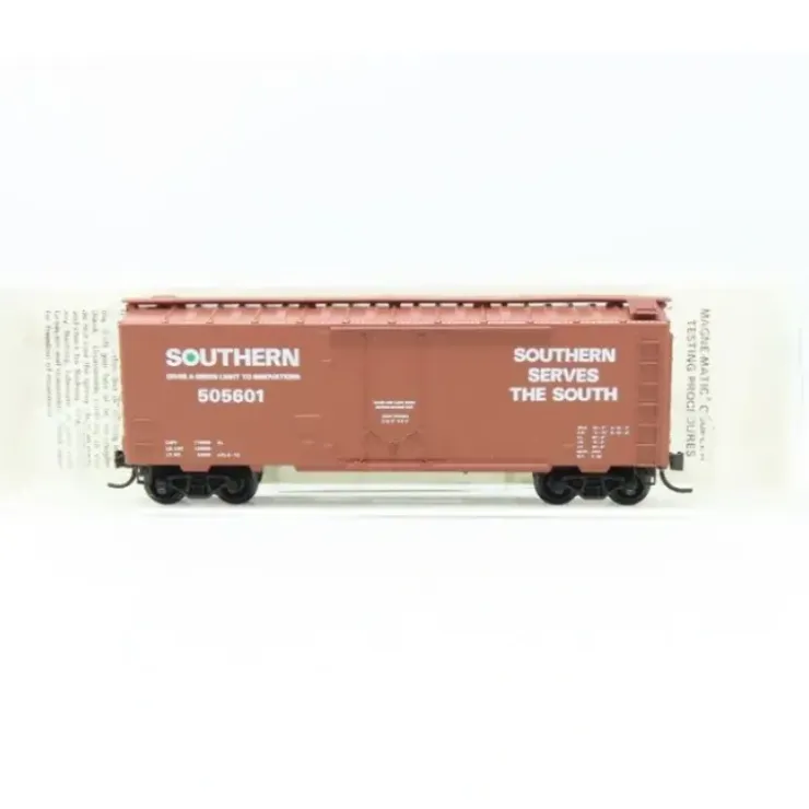 Micro-Trains 02100100 N Southern Railway 40' Standard Plug Door Boxcar #505601 NIB - Your Source for Gaming Essentials