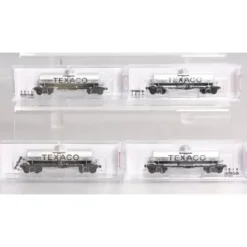 Micro-Trains 99300008 N Texaco 39' Single Dome Tank Car Runner Pack (Set of 4) LN/Box - Your Source for Gaming Essentials* Trains