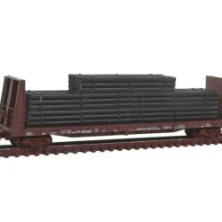 Micro-Trains 05400150 N Union Pacific 61' Bulkhead Flatcar w/Load #262088 - Your Source for Gaming Essentials