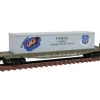 Micro-Trains 04500504 N USAAC Caboose 50' Steel Flatcar w/40' Load #667419 - Your Source for Gaming Essentials