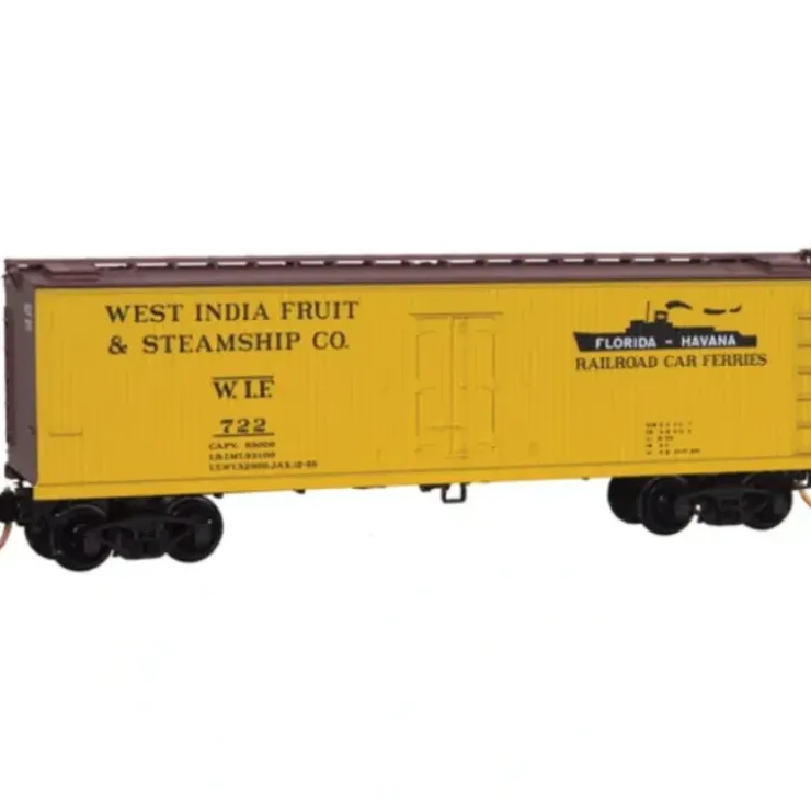 Micro-Trains 04900510 N West India Fruit & Steamship 40' Wood Reefer #722 - Your Source for Gaming Essentials