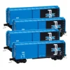 Micro-Trains 99400076 Z Boston & Maine 40' SD Boxcar RTR Runner (Pack of 4) - Your Source for Gaming Essentials* Trains