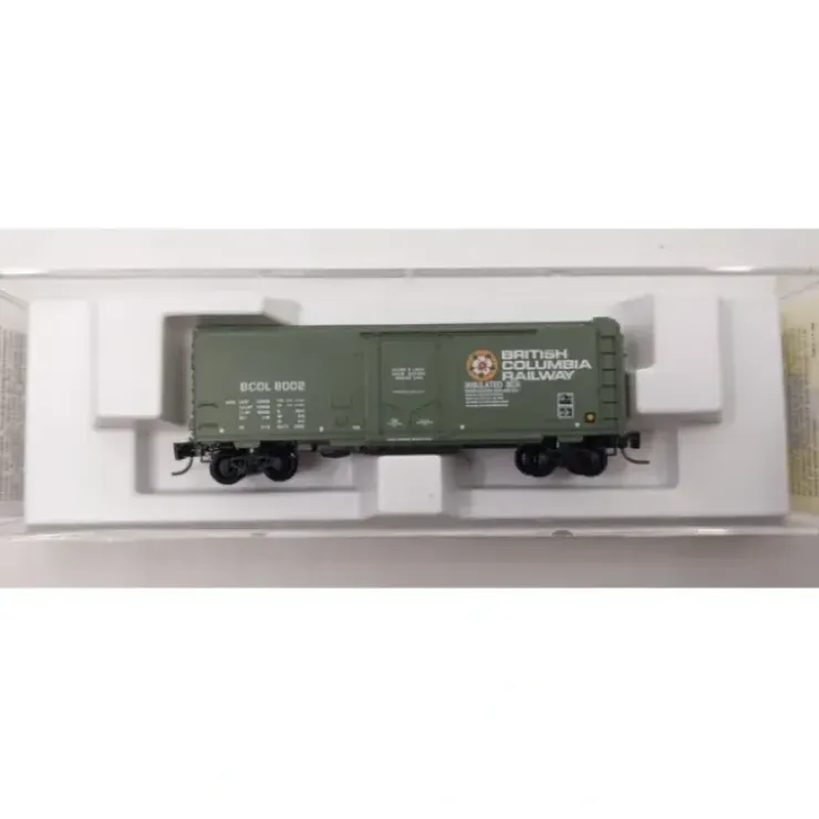 Micro-Trains 14916-2 Z British Columbia Railway 40' Single Door Boxcar #8002 NIB - Your Source for Gaming Essentials