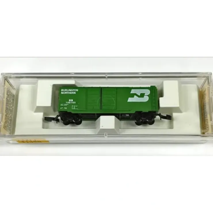 Micro-Trains 14811-2 Z Burlington Northern 40' Double-Door Boxcar #198765 NIB - Your Source for Gaming Essentials