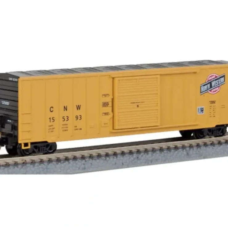Micro-Trains 99400071 Z Chicago & North Western 50' RS Boxcar Runner (Pack of 4) - Your Source for Gaming Essentials* Trains