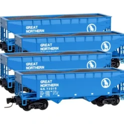 Micro-Trains 99400079 Z Great Northern 33' Offset Side Hopper RTR (Pack of 4) - Your Source for Gaming Essentials* Trains