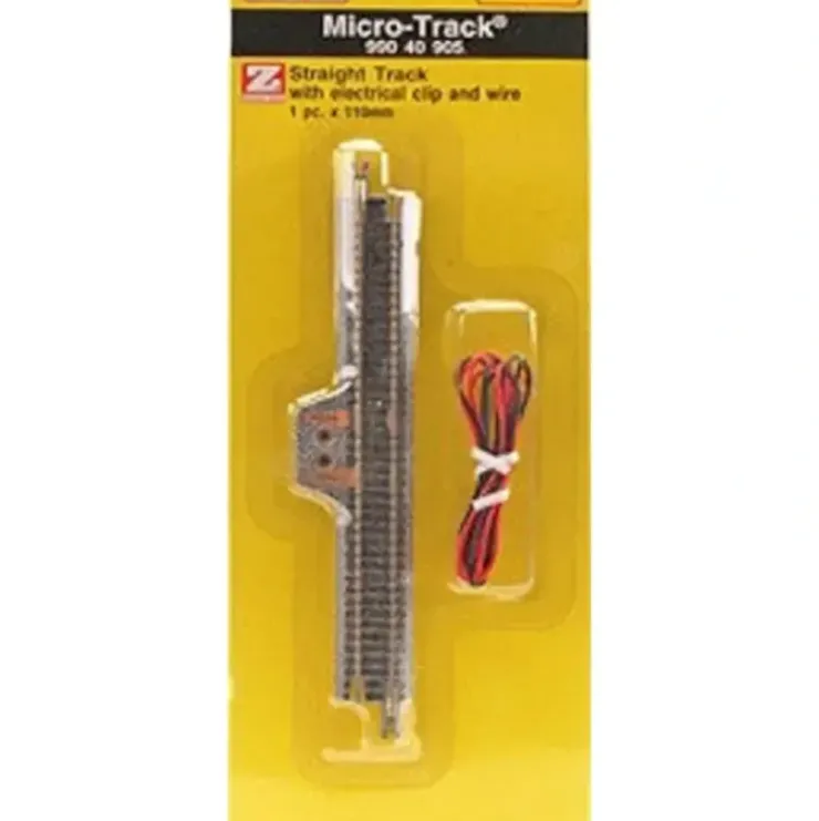 Micro-Trains 99040905 Z 110mm Micro-Track Straight Terminal Track with Wire - Your Source for Gaming Essentials* Trains