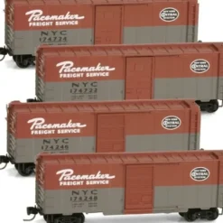 Micro-Trains 99400044 Z New York Central 40' SDBoxcar w/ Youngstown (Pack of 4) - Your Source for Gaming Essentials* Trains