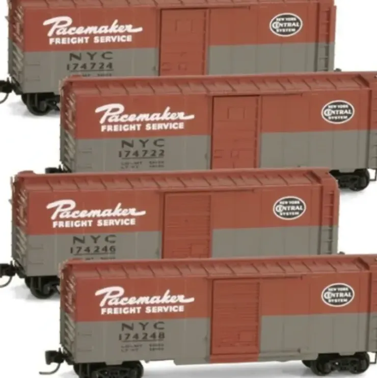 Micro-Trains 99400044 Z New York Central 40' SDBoxcar w/ Youngstown (Pack of 4) - Your Source for Gaming Essentials* Trains