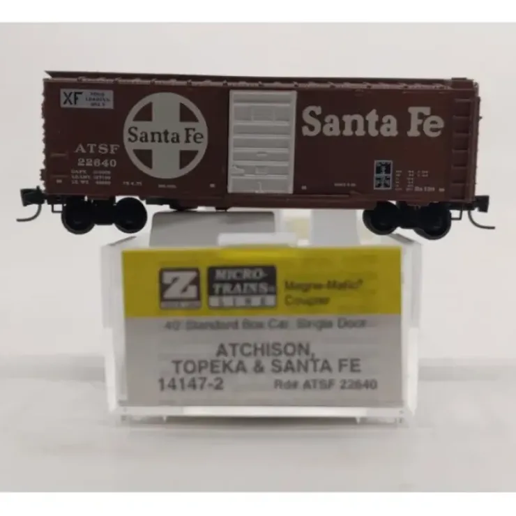 Micro-Trains 14147-2 Z Scale ATSF 40' Standard Boxcar #22640 NIB - Your Source for Gaming Essentials
