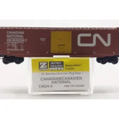 Micro-Trains 13624-2 Z Scale Canadian National 50' Standard Boxcar #353228 NIB - Your Source for Gaming Essentials