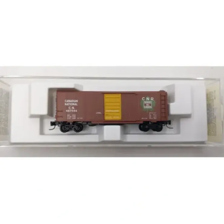 Micro-Trains 14119-2 Z Scale Canadian National 40' Standard Boxcar #487544 NIB - Your Source for Gaming Essentials