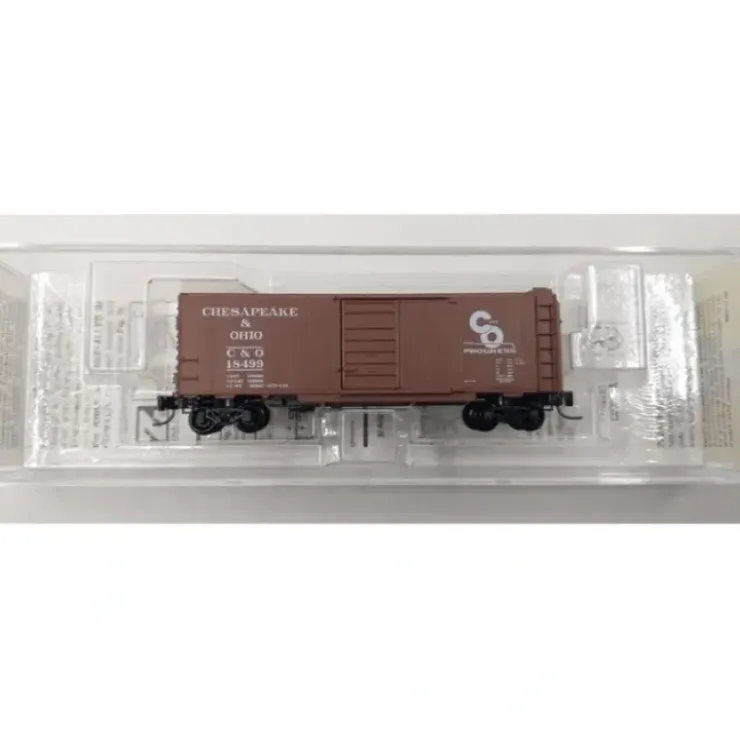 Micro-Trains 14151-2 Z Scale Chesapeake & Ohio 40' Standard Boxcar #18499 NIB - Your Source for Gaming Essentials