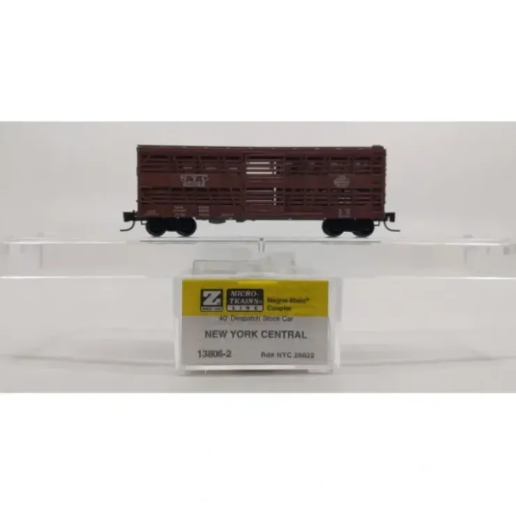 Micro-Trains 13806-2 Z Scale New York Central Stock Car #28022 NIB - Your Source for Gaming Essentials