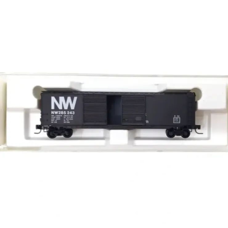 Micro-Trains 13703 Z Scale Norfolk & Western 50' Double Door Boxcar #285243 NIB - Your Source for Gaming Essentials