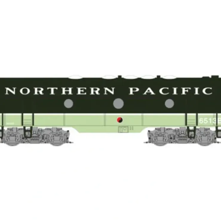 MicroTrains 98002352 Z Scale NP EMD F7B Pwd Diesel - Standard DC #6513B - Your Source for Gaming Essentials* Trains