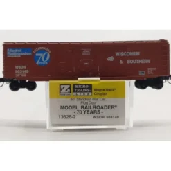 Micro-Trains 13626-2 Z Scale Wisconsin & Southern 50' Standard Boxcar #503149 NIB - Your Source for Gaming Essentials