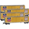 Micro-Trains 99400080 Z Union Pacific 50' Double-Door Boxcar RTR (Pack of 4) - Your Source for Gaming Essentials* Trains