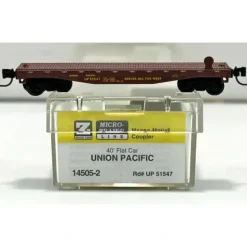Micro-Trains 14505-2 Z Union Pacific 40' Flatcar #51547 NIB - Your Source for Gaming Essentials