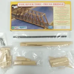 Midwest Products 3054 HO 11-7/8"x2-5/32"x3-1/2" Fox River Thru-Truss Bridge Kit - Your Source for Gaming Essentials* Trains