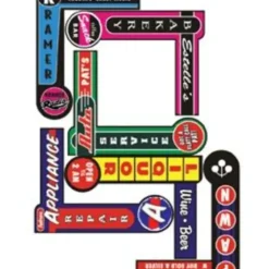 Miller Engineering 69821 Animated Sign Kit Fan Series #1 - Left - Medium - Your Source for Gaming Essentials* Trains
