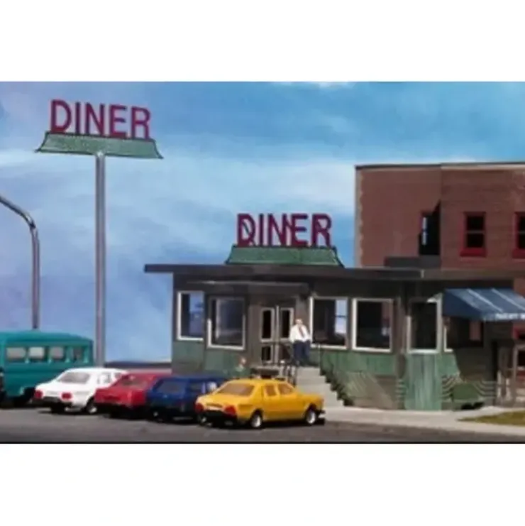 Miller Engineering 100-D Z Parkway Diner Building Kit - Your Source for Gaming Essentials* Trains