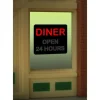 Miller Engineering 8965 HO Diner Flashing Neon Window Sign - Your Source for Gaming Essentials* Trains