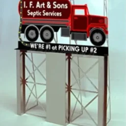 Miller Engineering 1281 HO I.F. Art & Sons Roadside Billboard - Your Source for Gaming Essentials* Trains